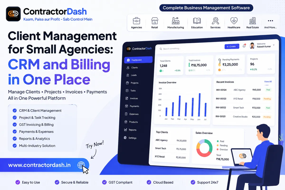 Client Management for Small Agencies: CRM and Billing in One Place